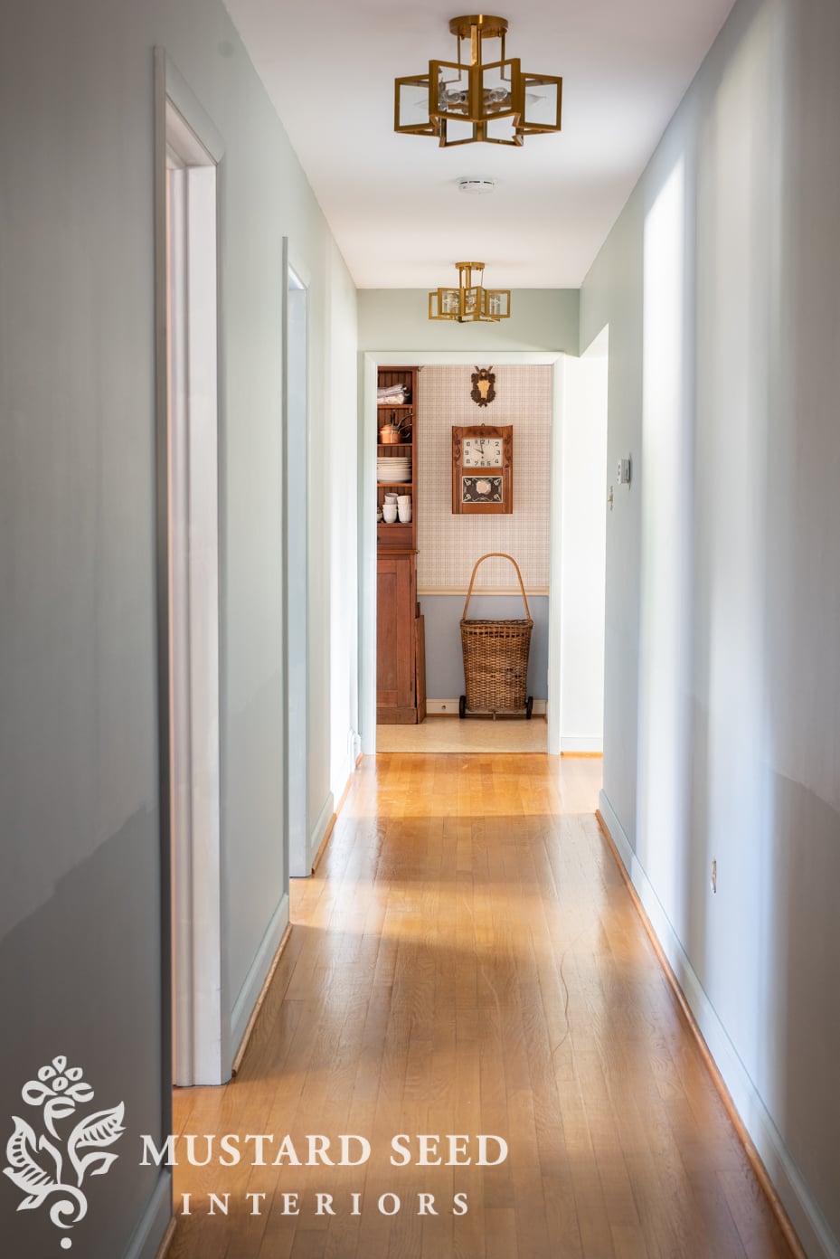 ranch house hallway makeover | miss mustard seed