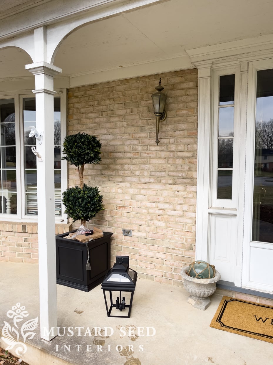 replacing old exterior light fixtures | miss mustard seed