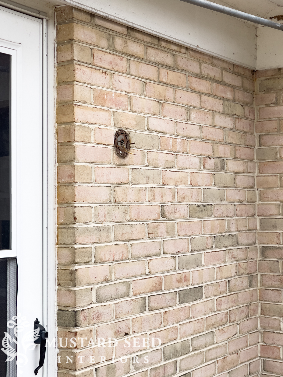 replacing old exterior light fixtures | miss mustard seed