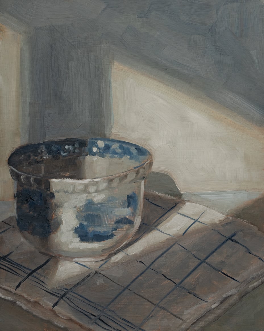 original oil painting | miss mustard seed | marian parsons