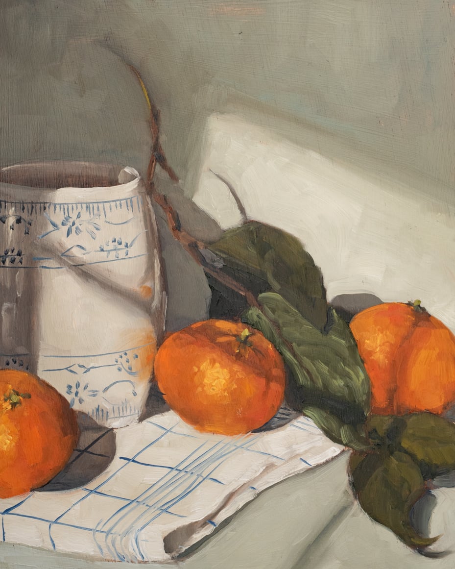 original oil painting | miss mustard seed | marian parsons