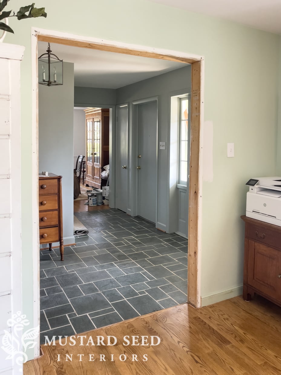 french door in the art atudio | miss mustard seed