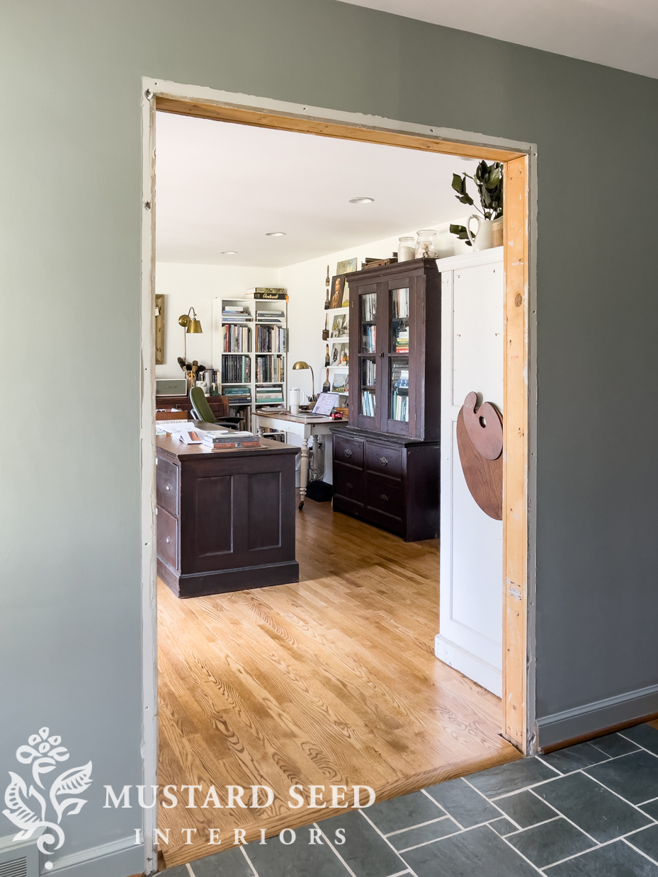 french door in the art atudio | miss mustard seed