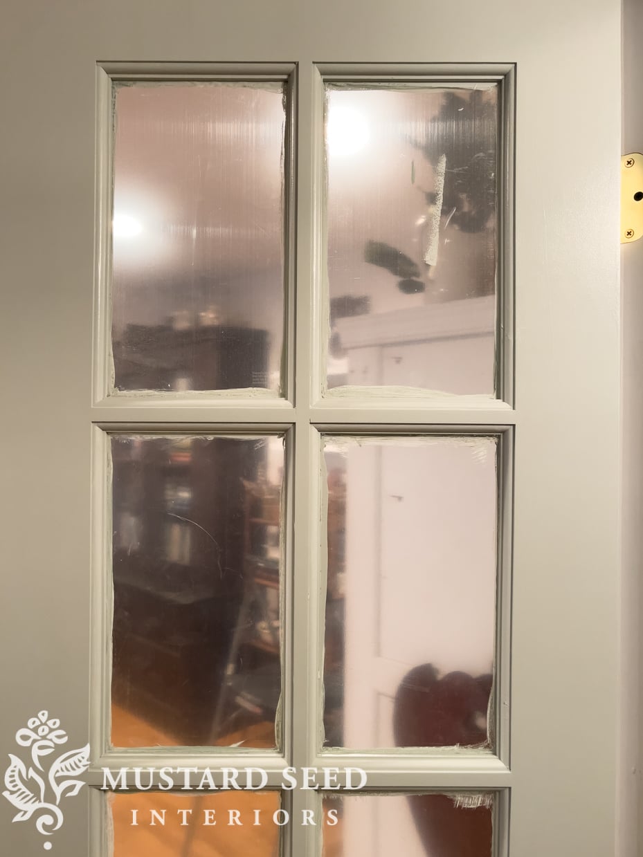 french door in the art atudio | miss mustard seed