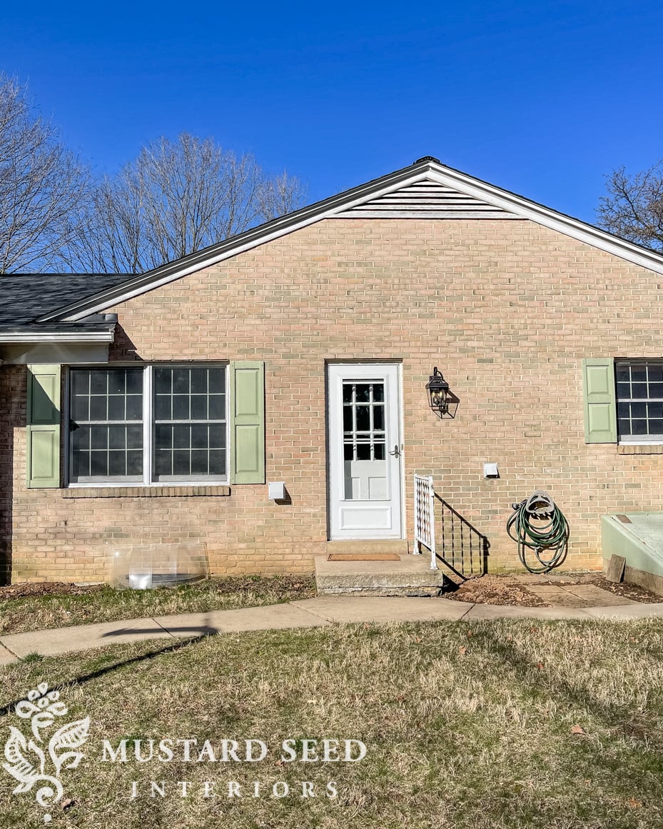 1970 home renovation exterior | miss mustard seed
