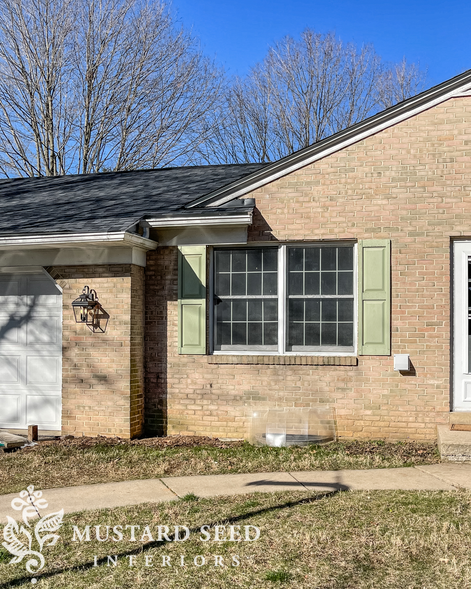 1970 home renovation exterior | miss mustard seed