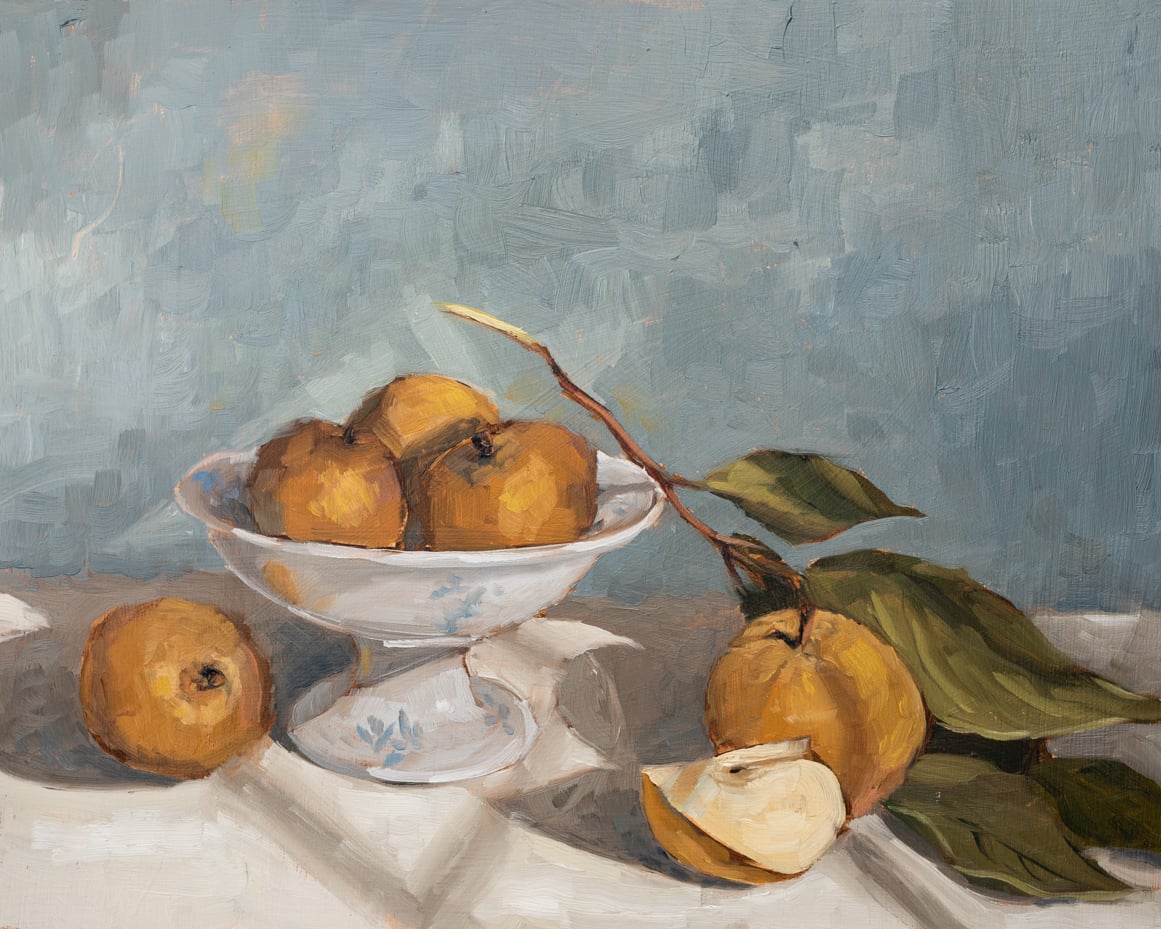 original oil painting | miss mustard seed | marian parsons