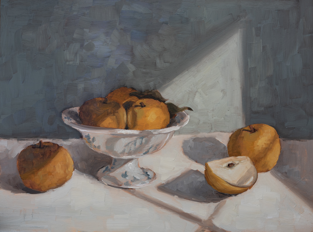 original oil painting | miss mustard seed | marian parsons