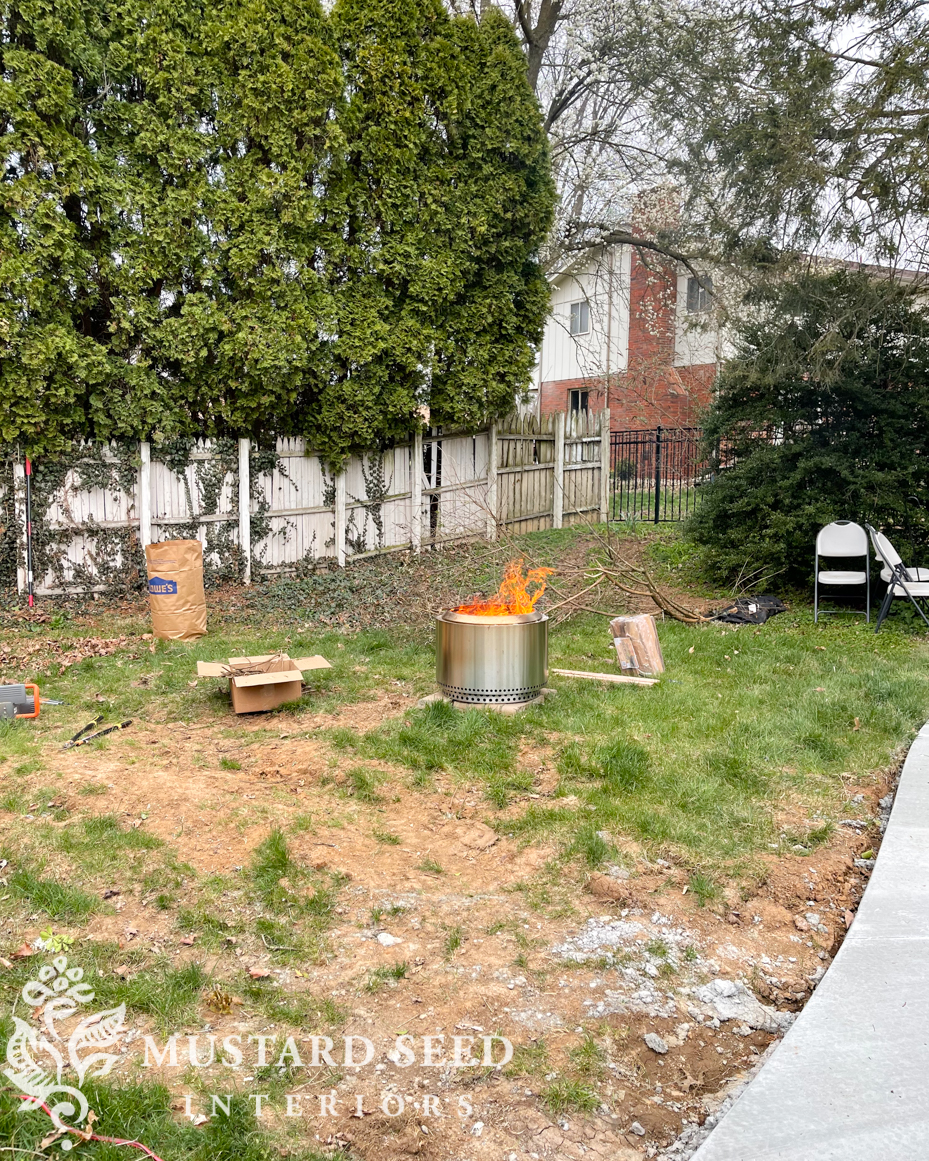 1970 home renovation back yard | miss mustard seed