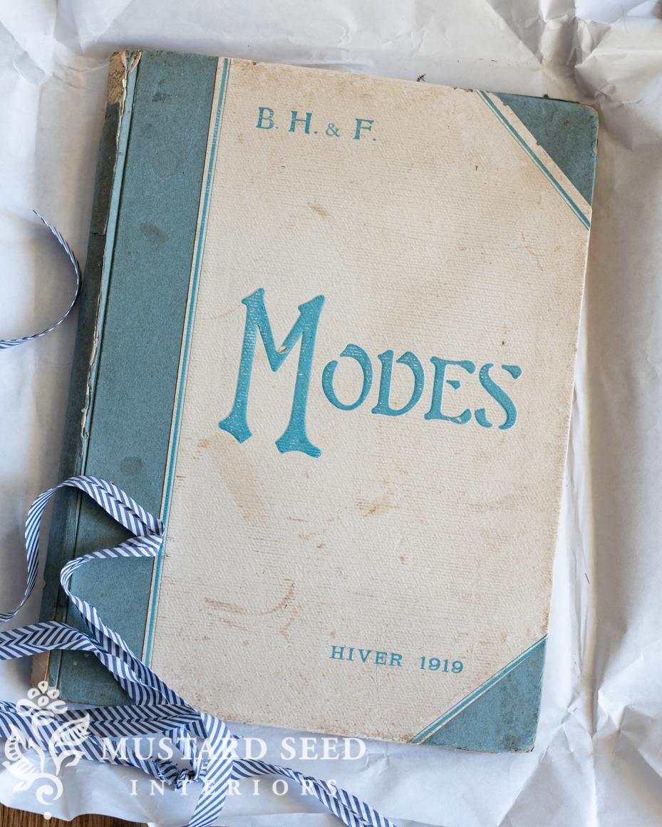 antique French Milliner's Catalog | Dreamy Whites | miss mustard seed