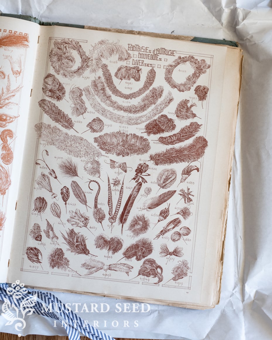 antique French Milliner's Catalog | Dreamy Whites | miss mustard seed