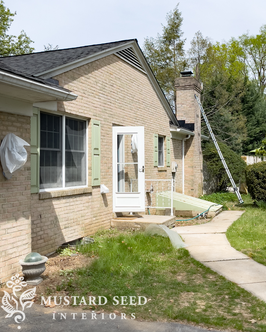 1970 home renovation exterior | miss mustard seed