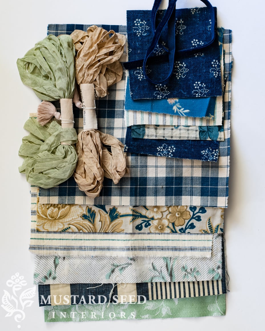 antique textiles | stitches & fable | miss mustard seed