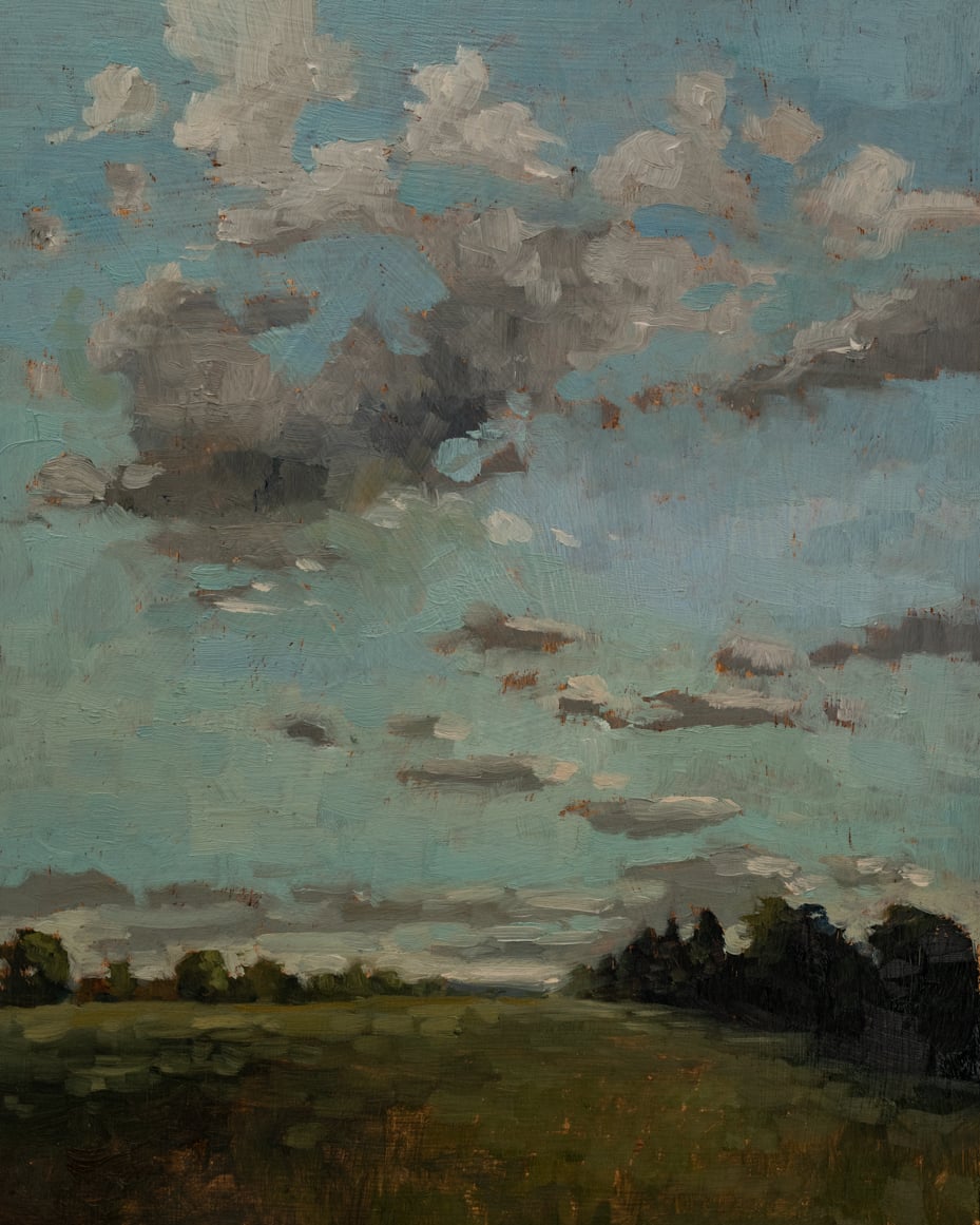 rochester skies | original oil painting | marian parsons | miss mustard seed