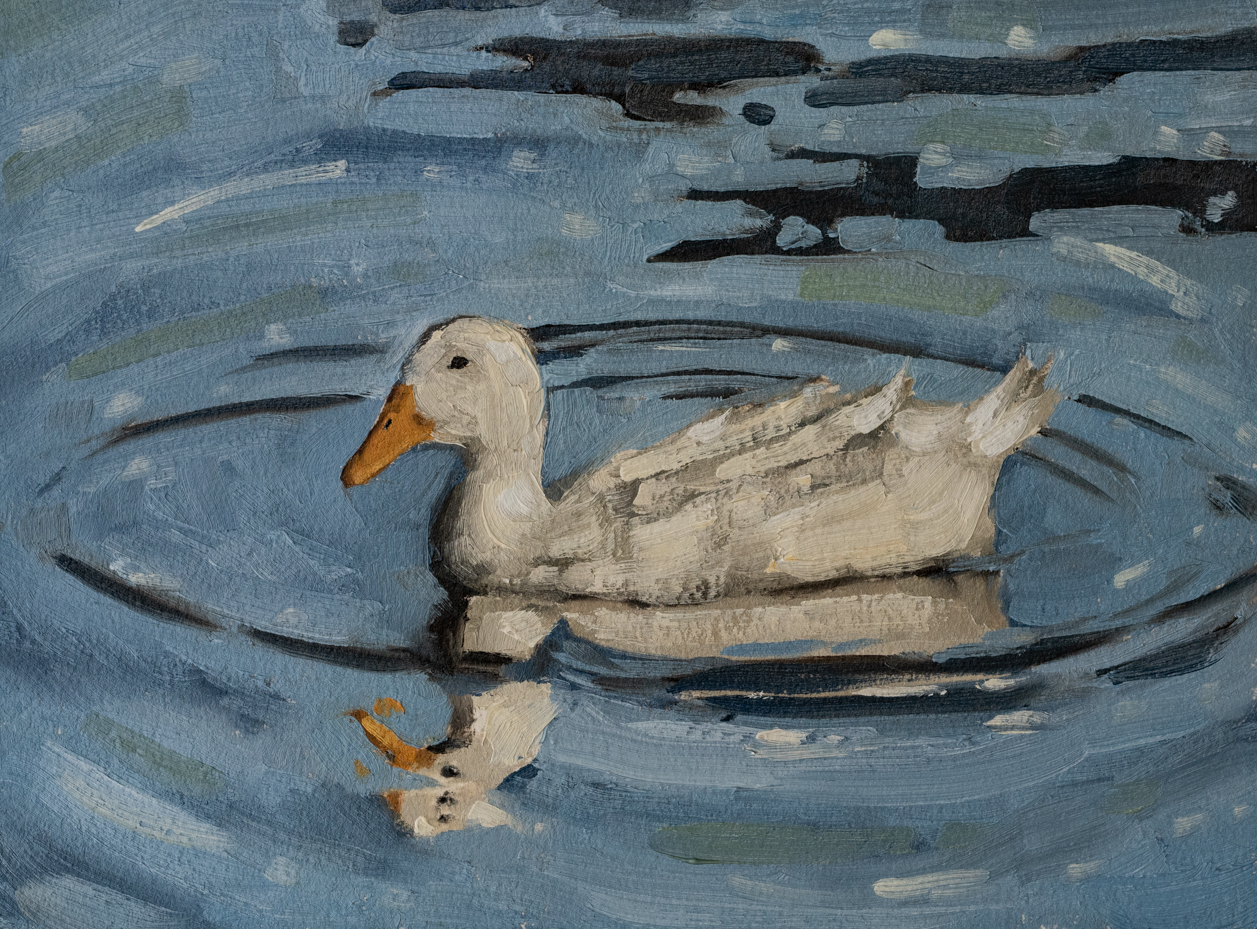 all in | original oil painting | marian parsons | miss mustard seed