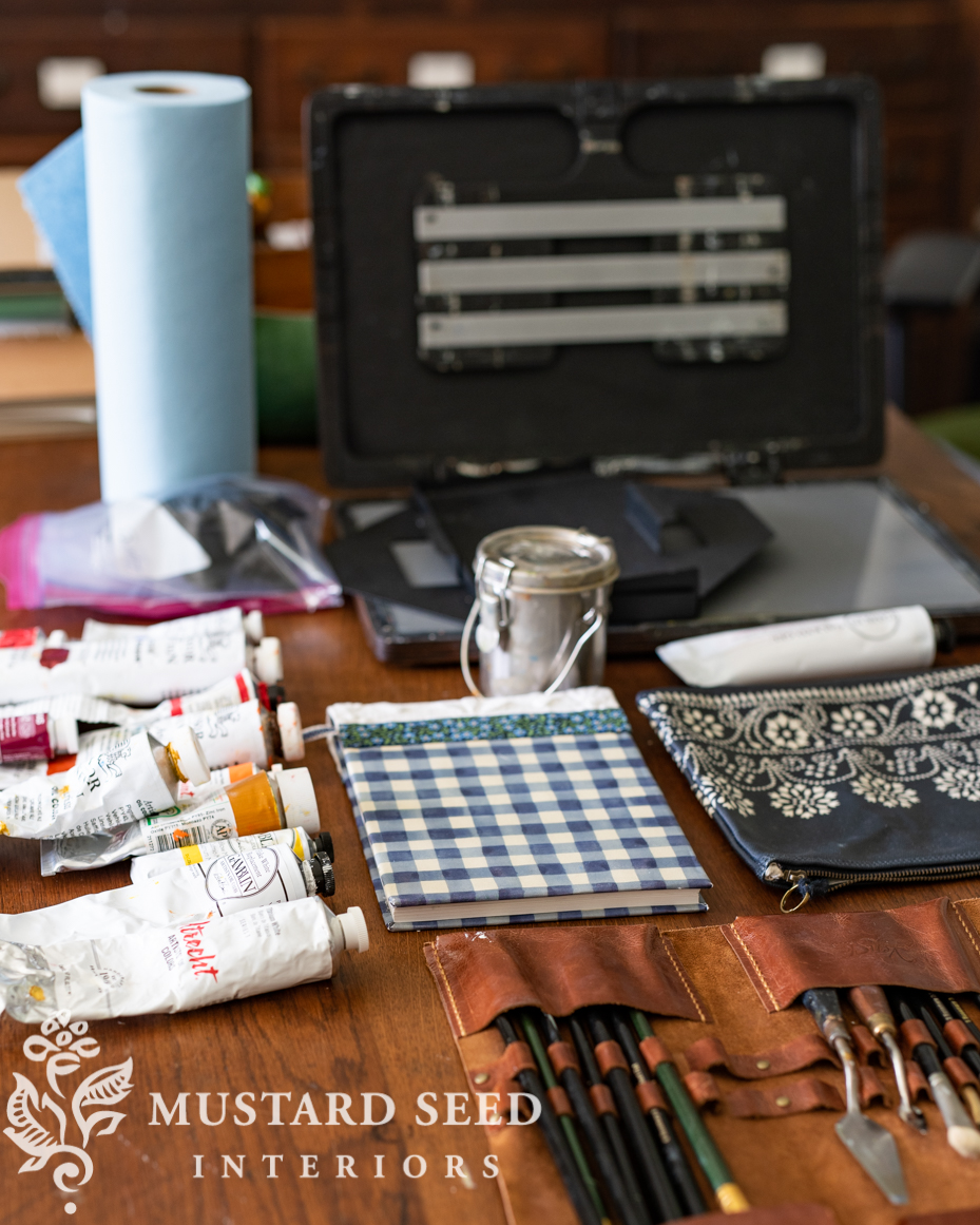 packing for plein air painting | miss mustard seed