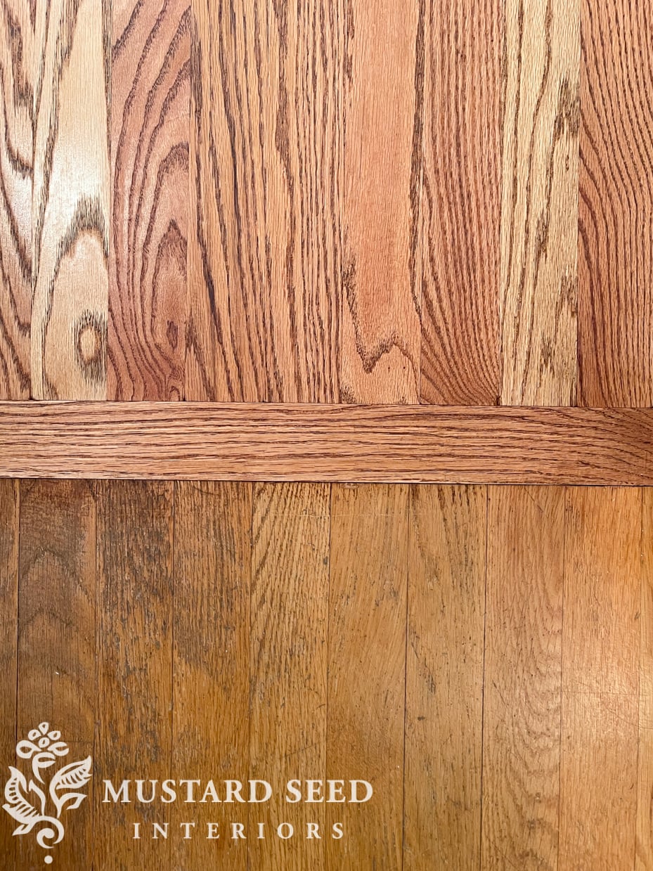 1970 kitchen renovation | red oak wood floors
