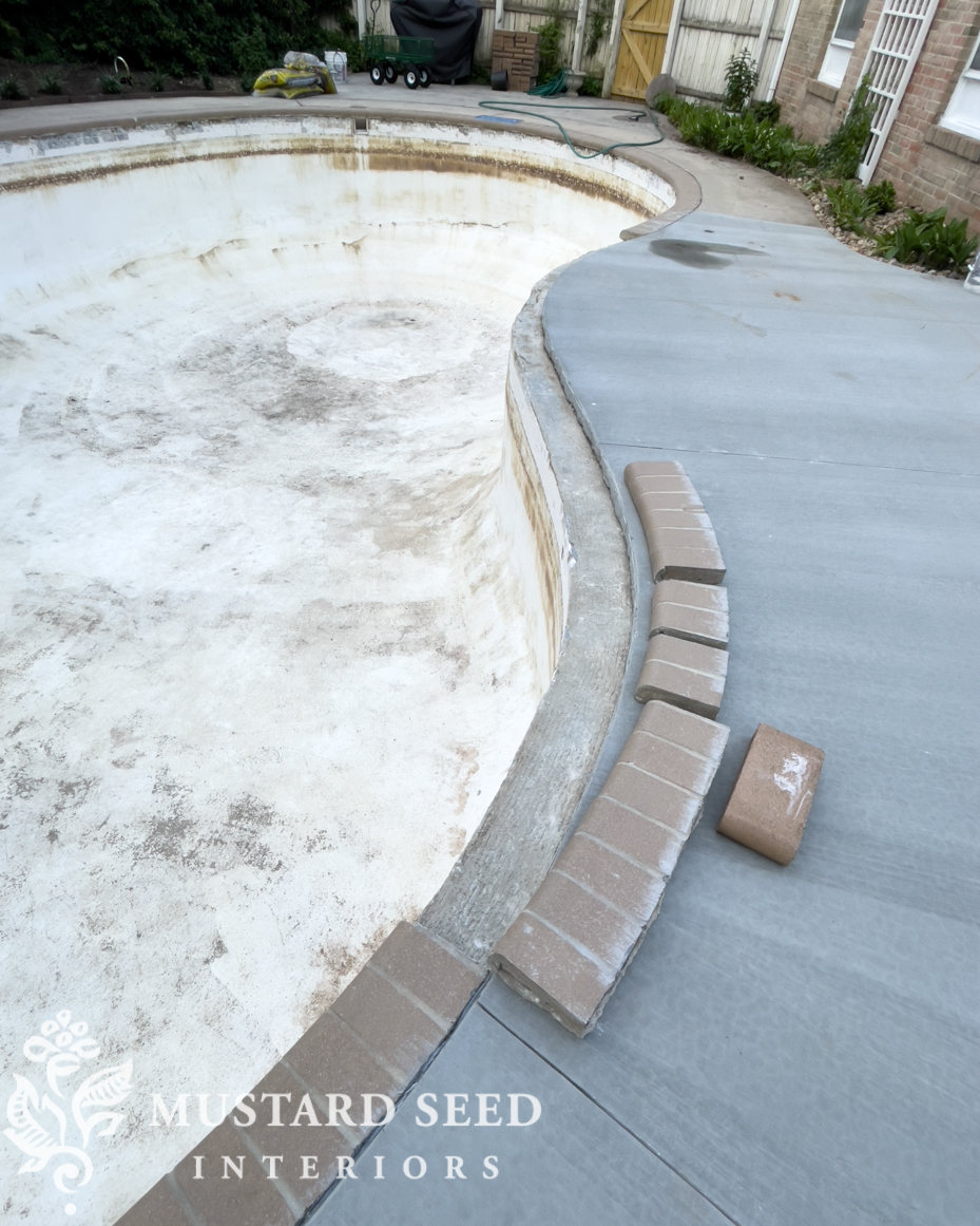 1980 pool renovation | miss mustard seed