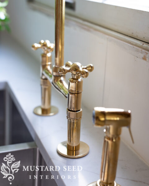 1970 kitchen renovation | stainless sink & brass faucet review | Miss ...