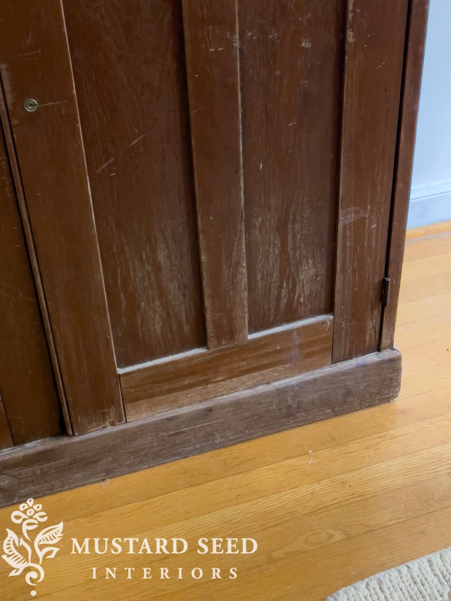 reviving an antique hutch | miss mustard seed