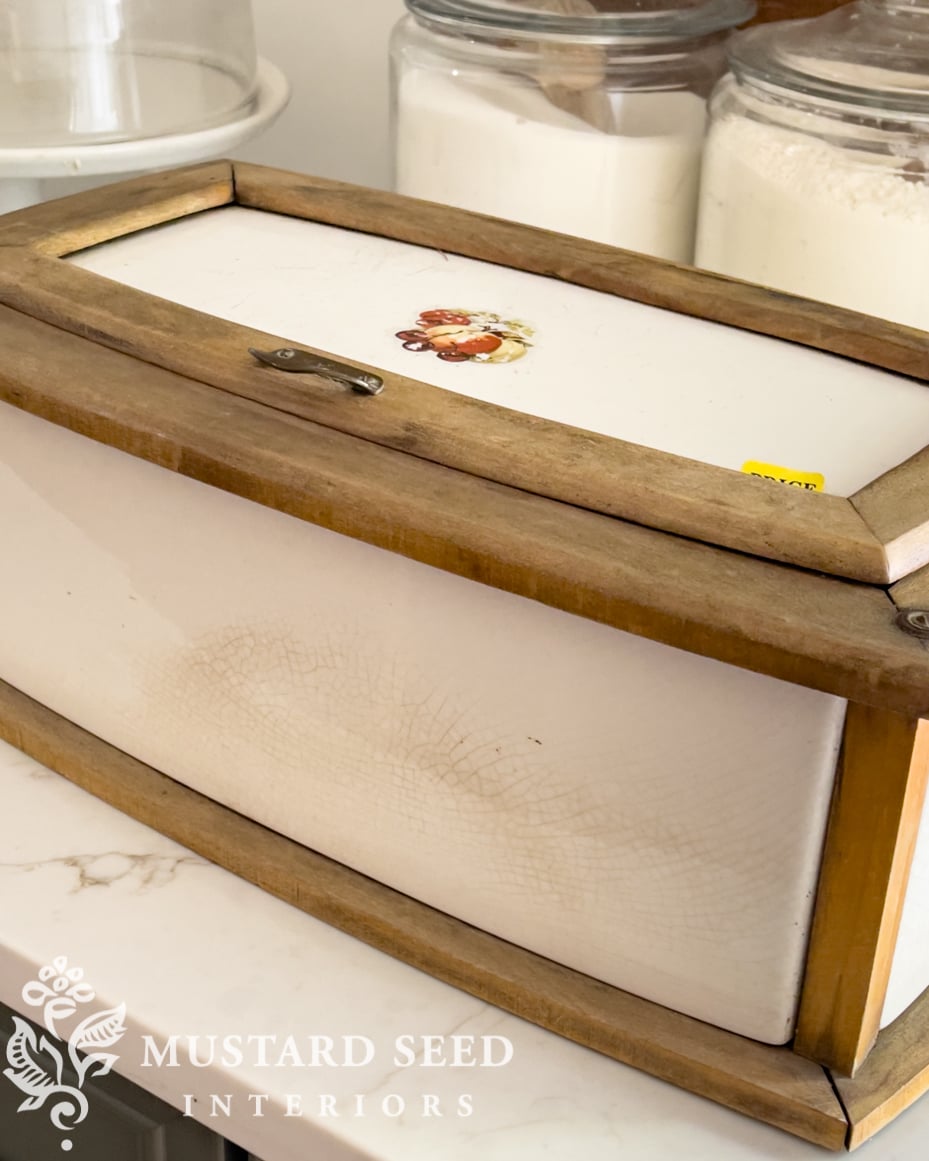 villeroy & boch ironstone breadbox | miss mustard seed