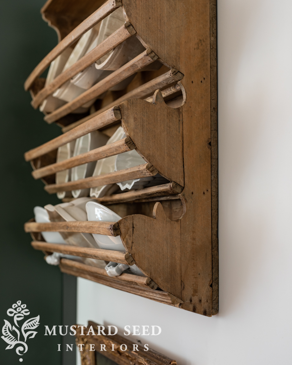 antique pine mould rack | miss mustard seed