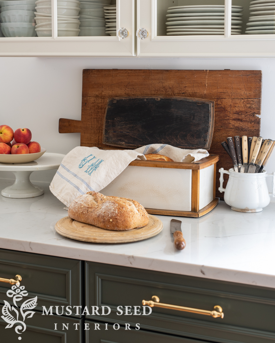 villeroy & boch ironstone breadbox | miss mustard seed