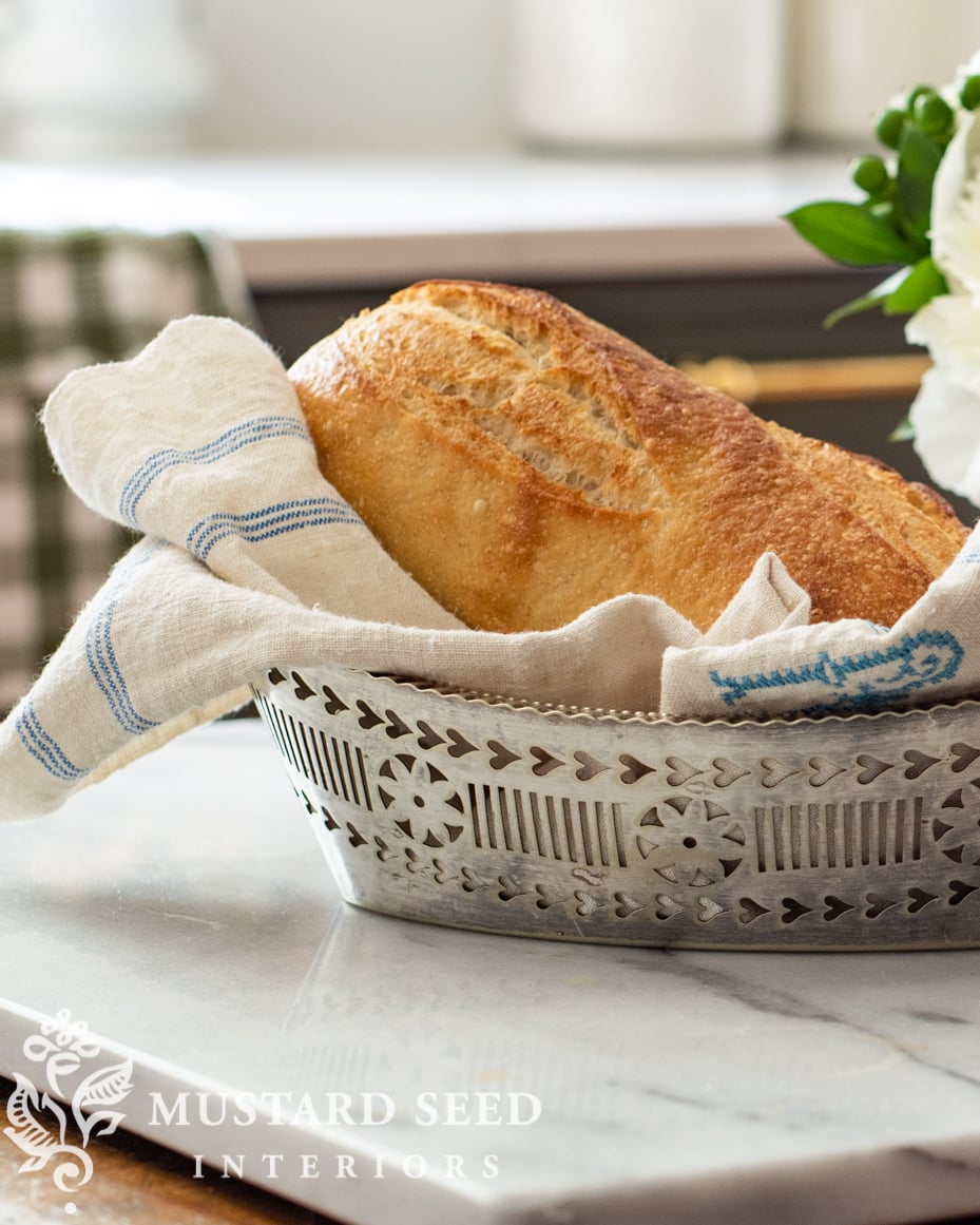 silver plated basket | miss mustard seed