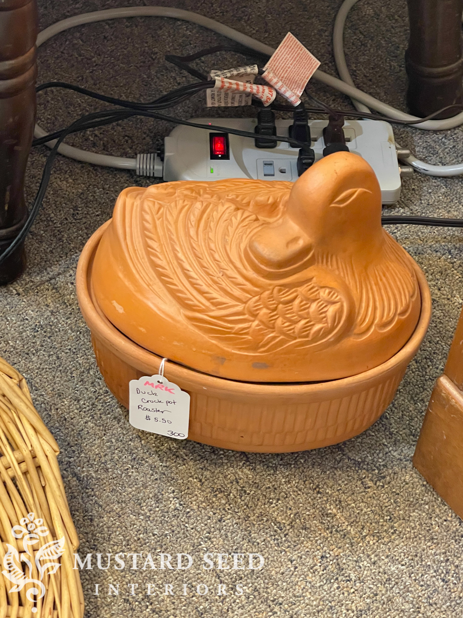 ceramic duck casserole | miss mustard seed