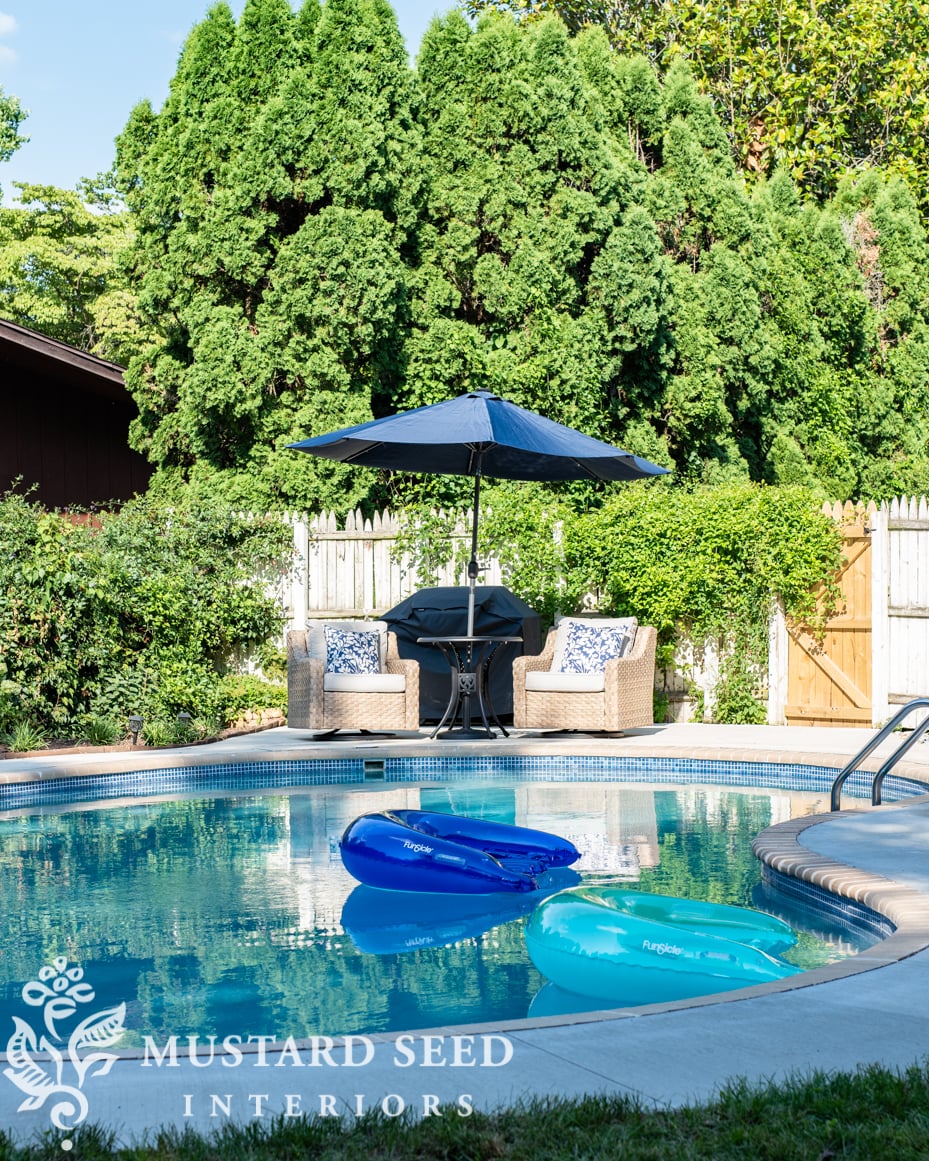 1970 home renovation | pool and patio | miss mustard seed