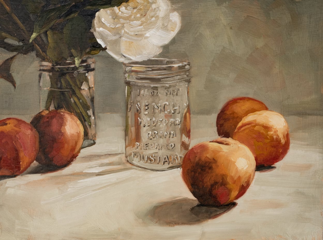 original oil painting | marian parsons | miss mustard seed