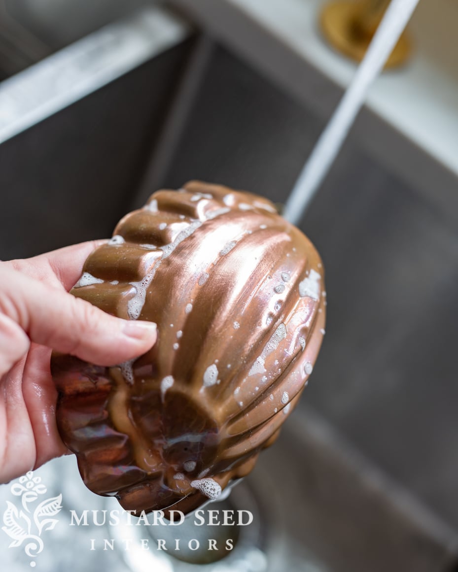 cleaning copper cookware | miss mustard seed