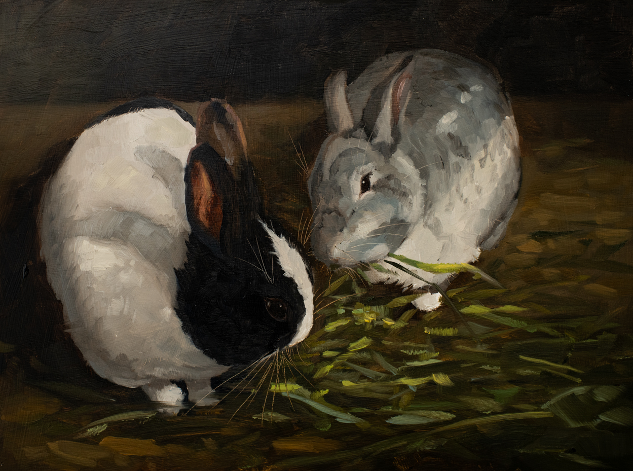 original oil painting | marian parsons | miss mustard seed