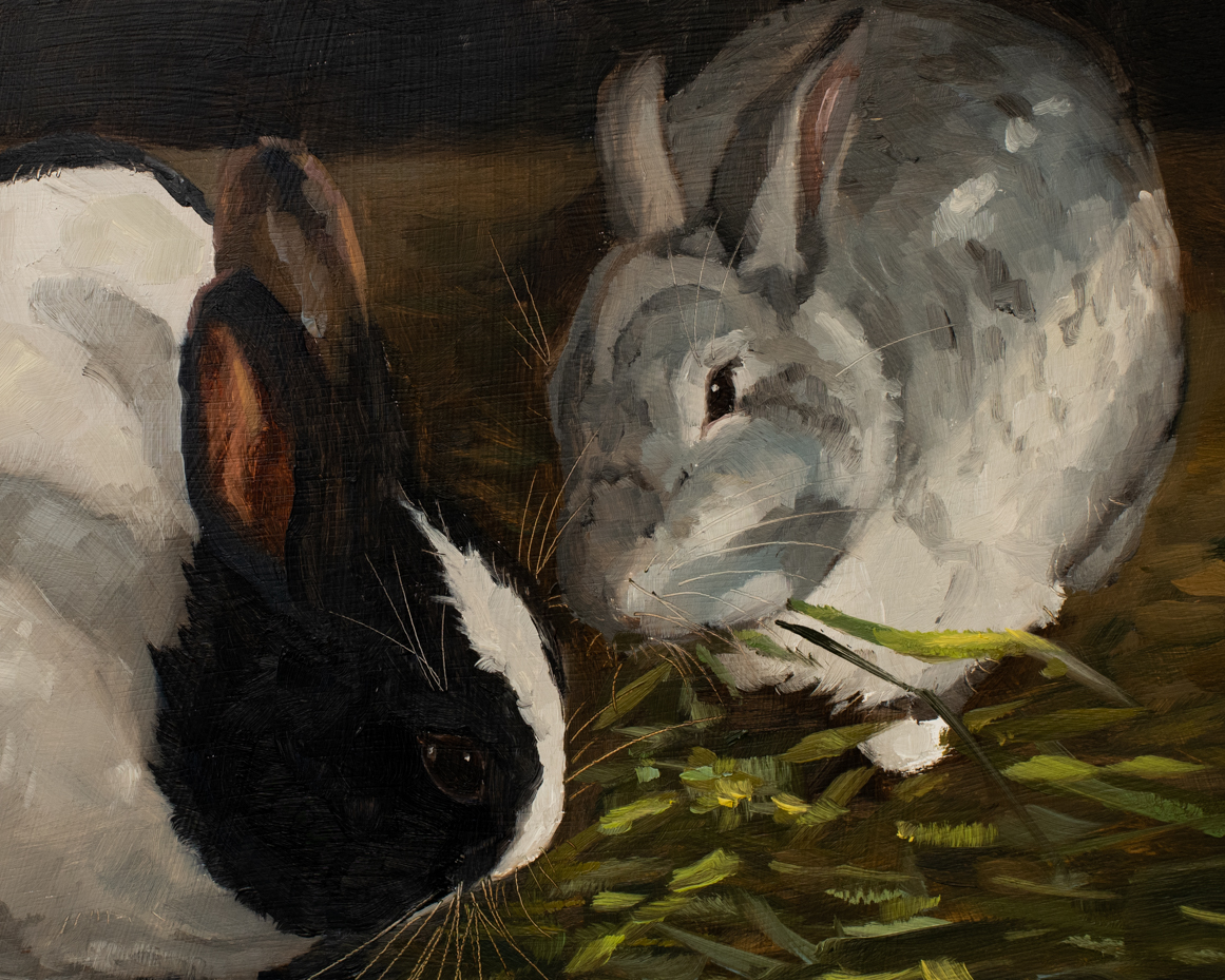 original oil painting | marian parsons | miss mustard seed