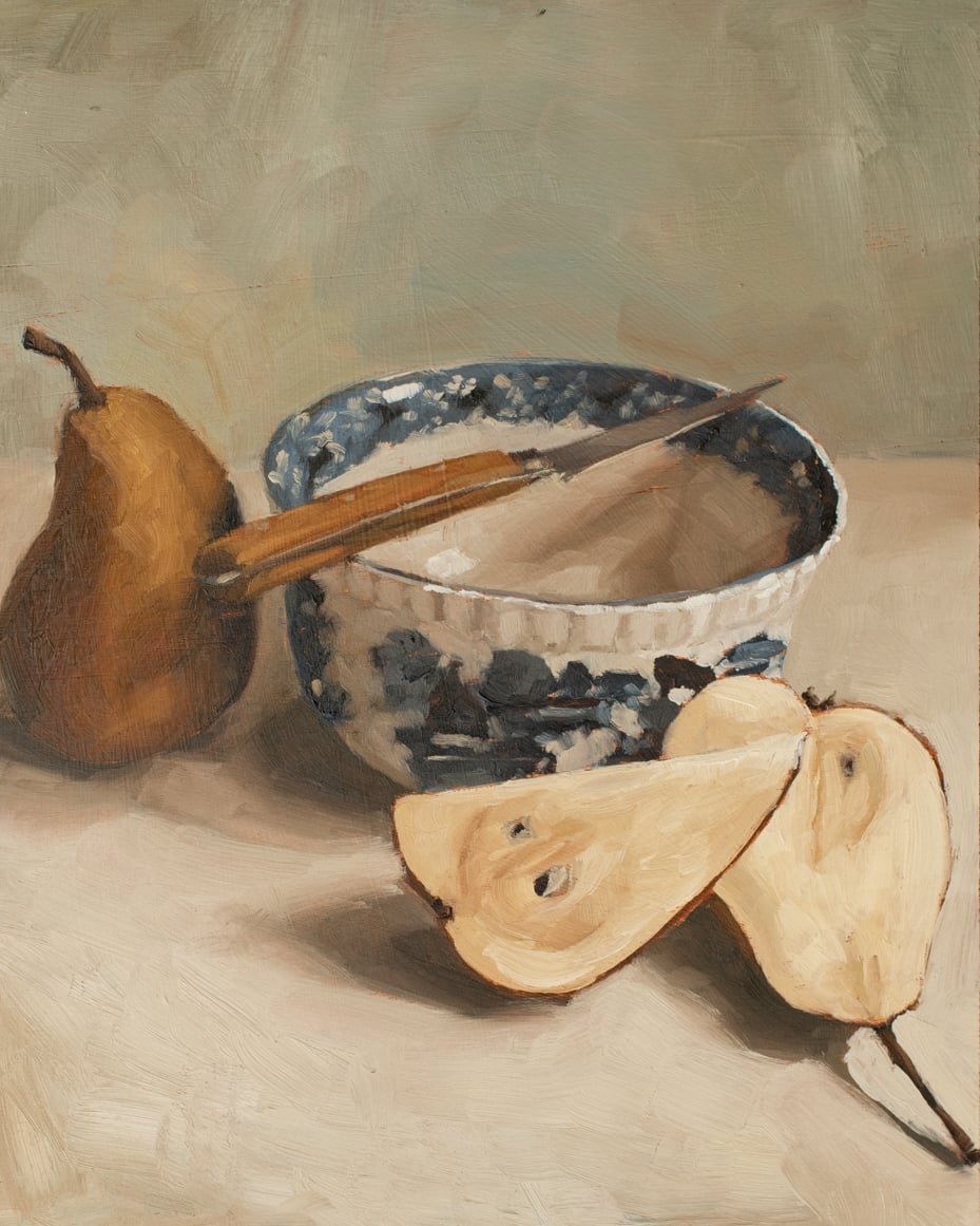 original oil painting | marian parsons | miss mustard seed