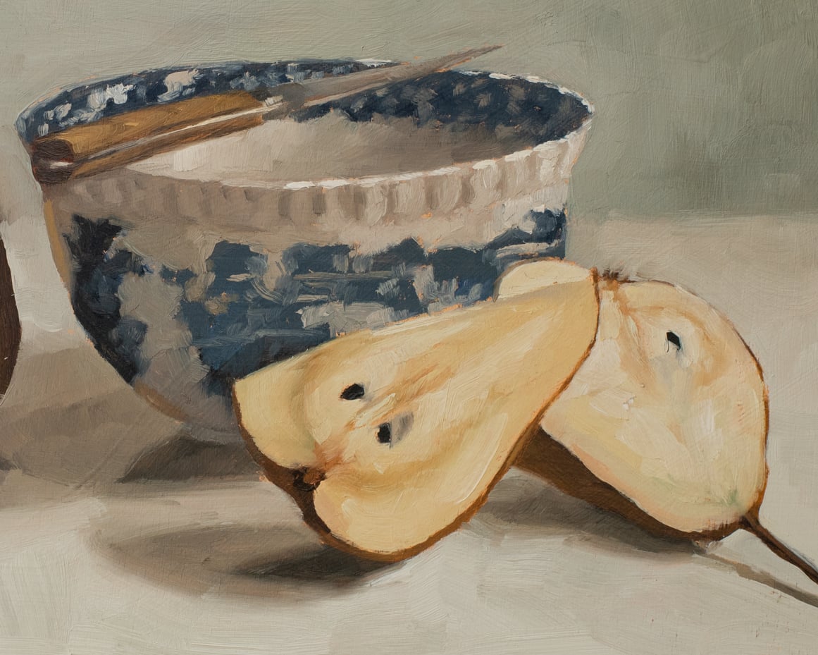 original oil painting | marian parsons | miss mustard seed