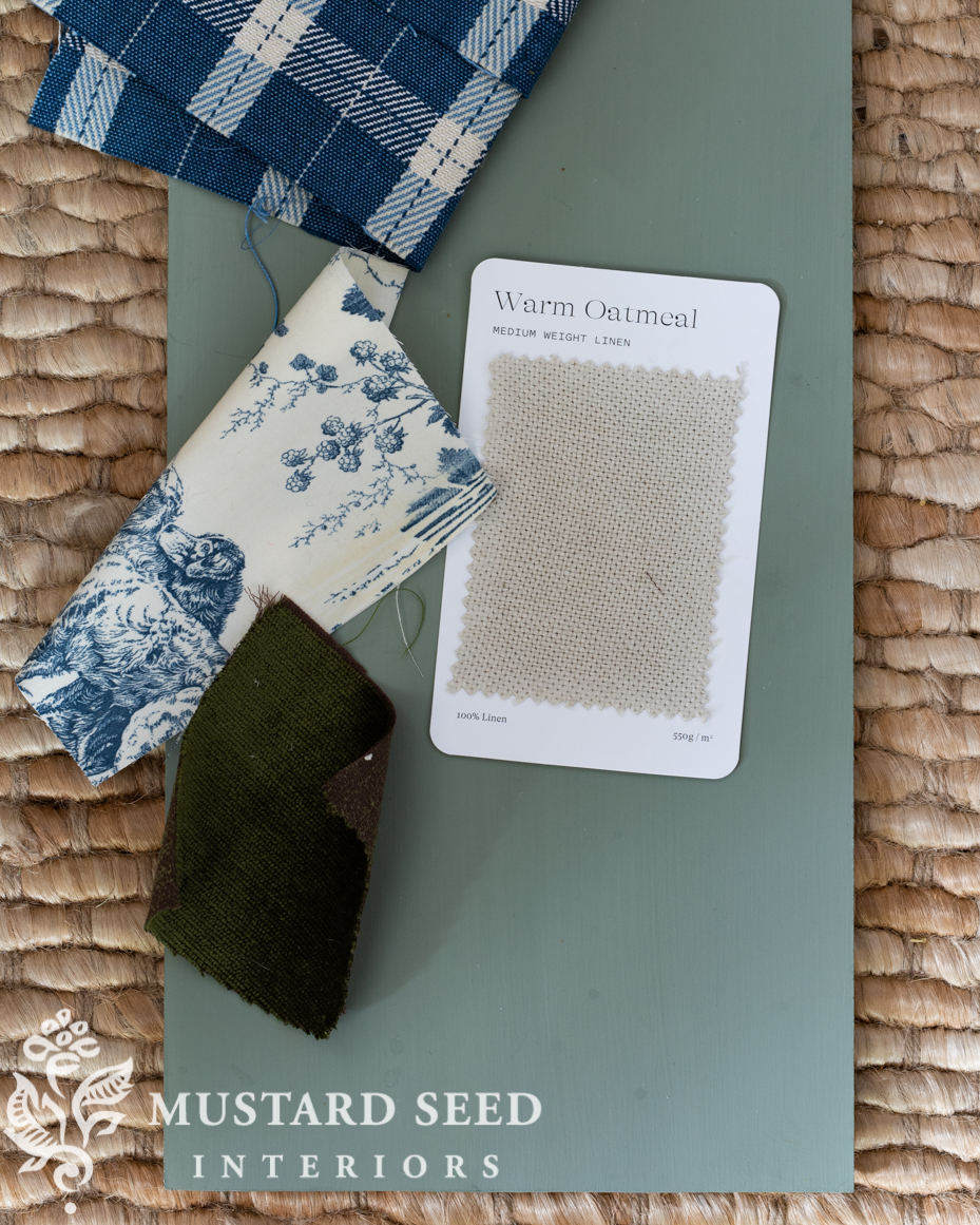 sixpenny fabric swatches | miss mustard seed