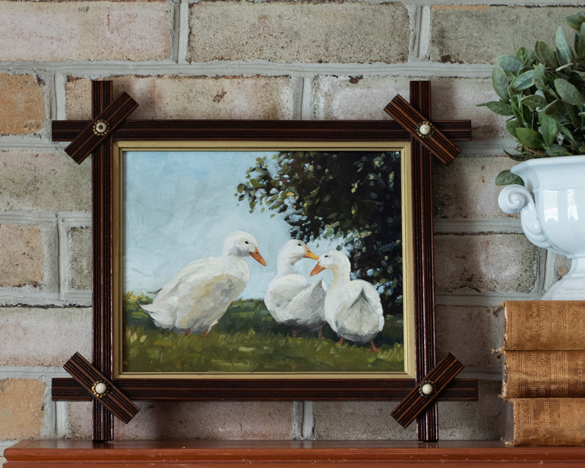 original oil painting | marian parsons | miss mustard seed