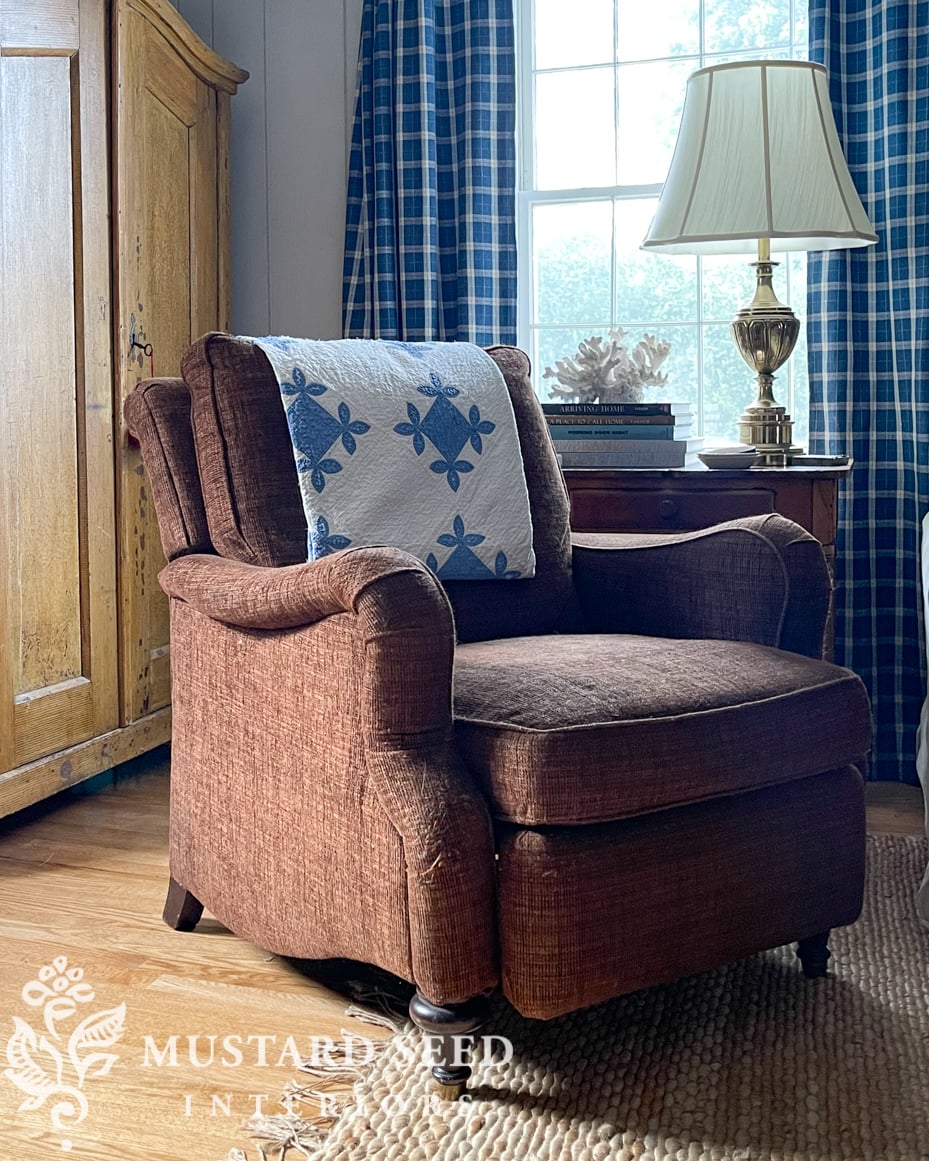 making a slipcover recliner | miss mustard seed