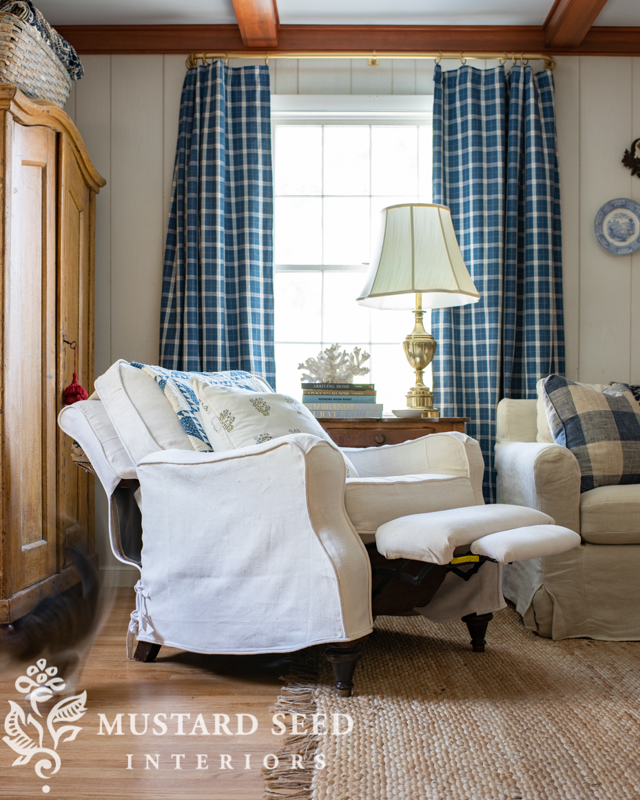 making a slipcover recliner | miss mustard seed