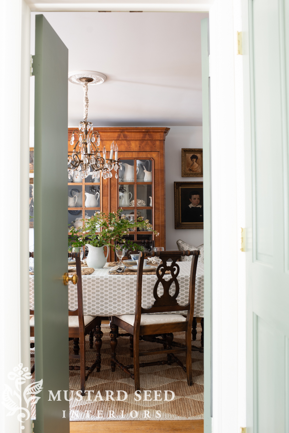 neutral curtains | dining room curtain swatches | miss mustard seed
