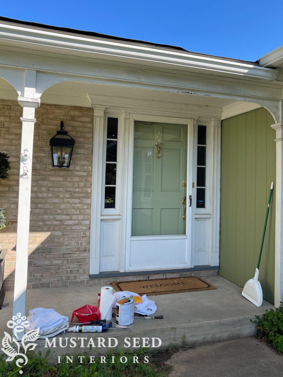 painting the exterior | 1970 home renovation | miss mustard seed