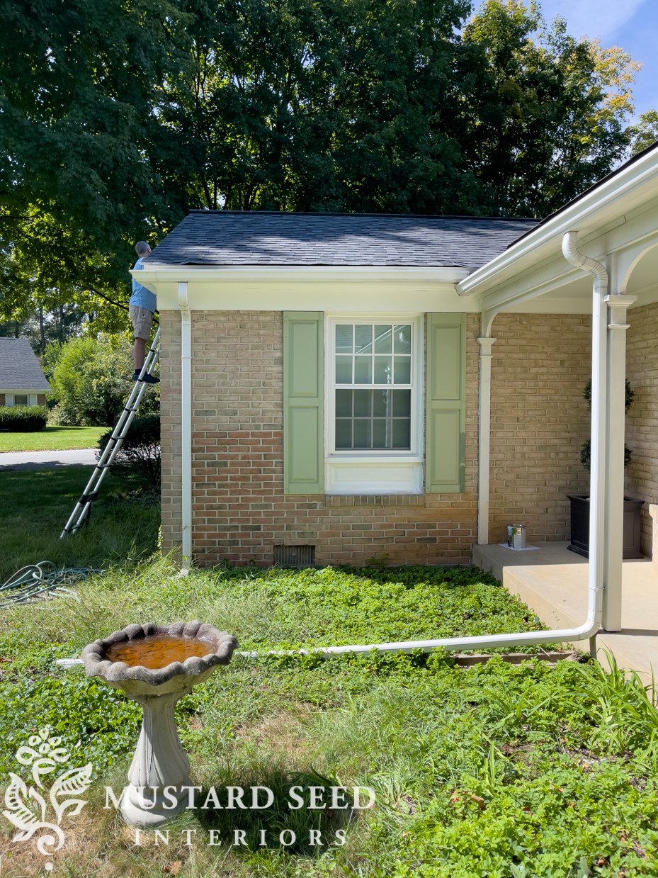 painting the house exterior | 1970 home renovation | miss mustard seed