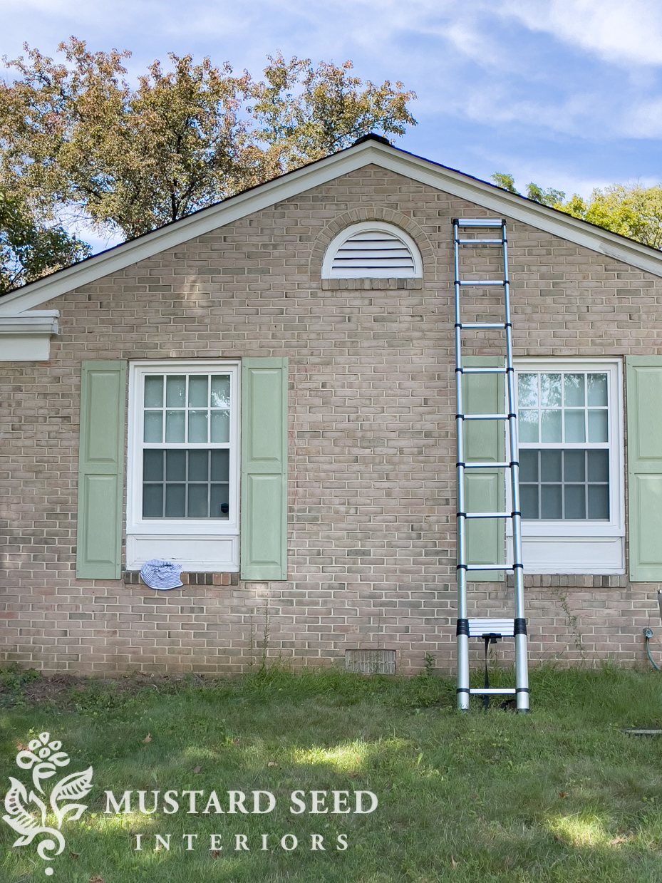 painting the house exterior | 1970 home renovation | miss mustard seed