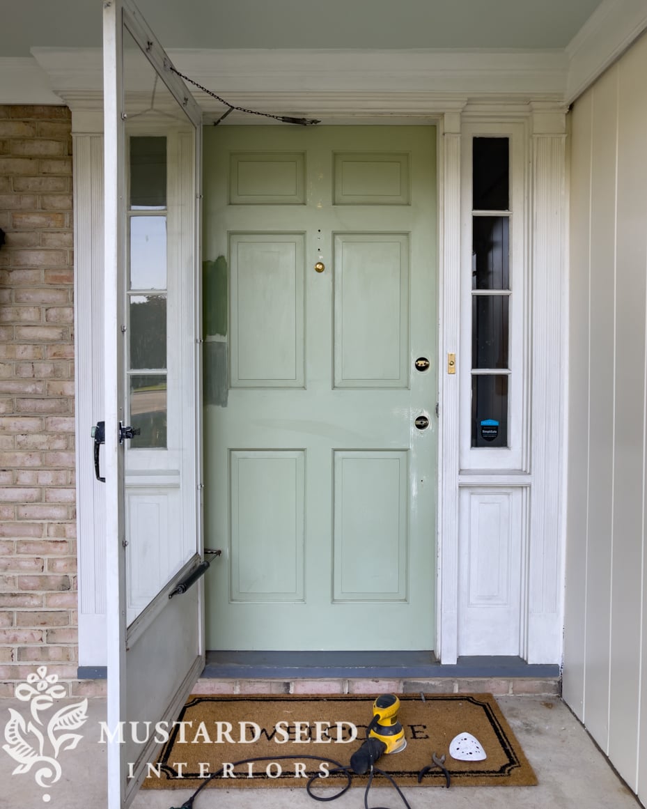 1970 home renovation | painting the exterior of the house | miss mustard seed