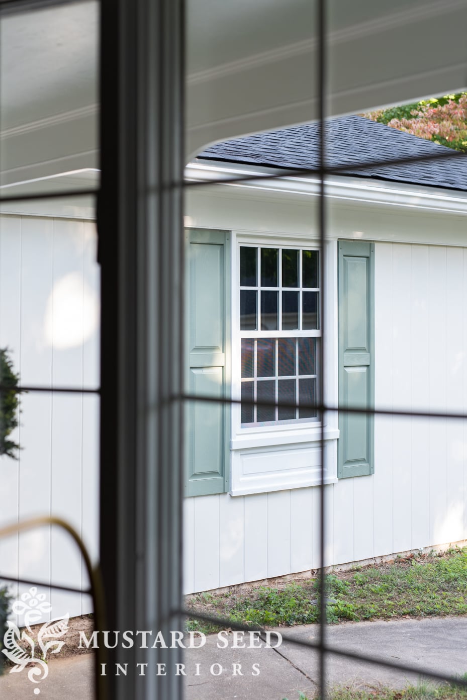 1970 home renovation | painting the exterior of the house | miss mustard seed