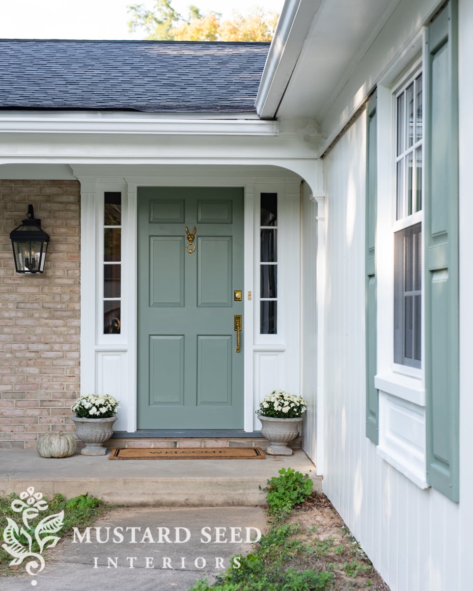1970 home renovation | painting the exterior of the house | miss mustard seed