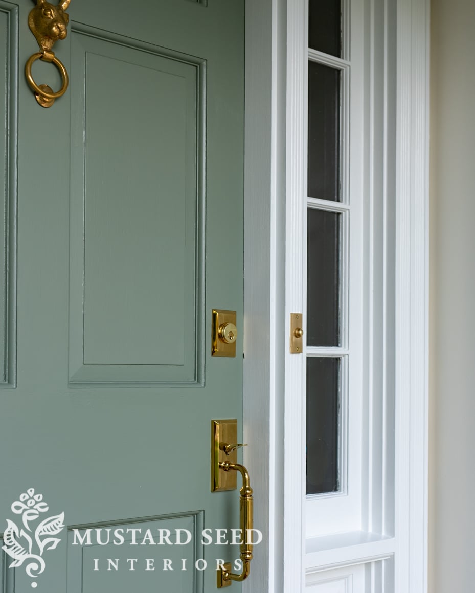 1970 home renovation | front door makeover details | miss mustard seed