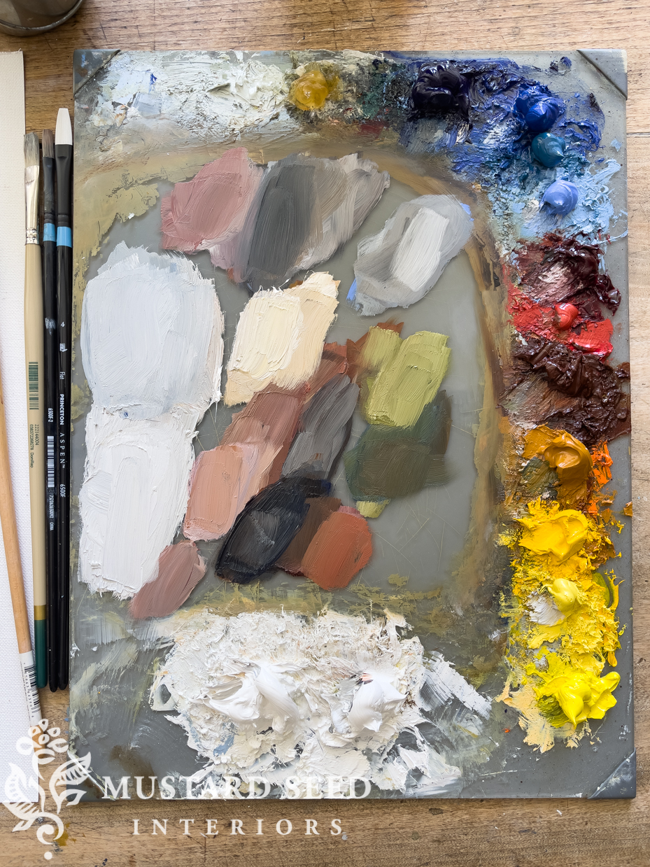 oil painting exercises to loosen up and get unstuck | miss mustard seed