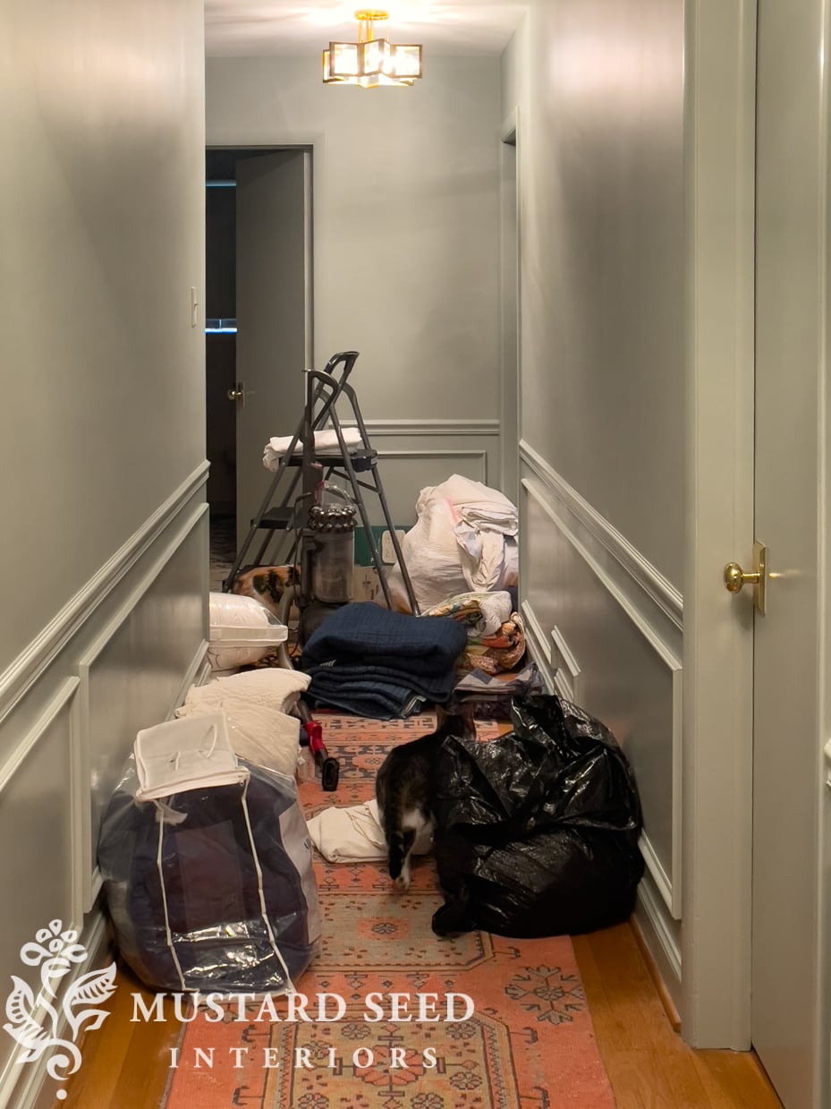 organizing the linen closets | miss mustard seed